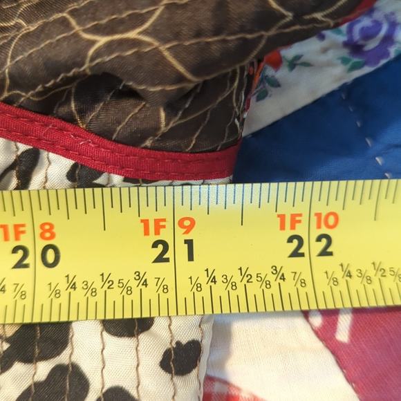 Alfred Dunner Brown/Tan/Red Lightweight Stitched Open Front Jacket Women's Sz 10 - Picture 5 of 8